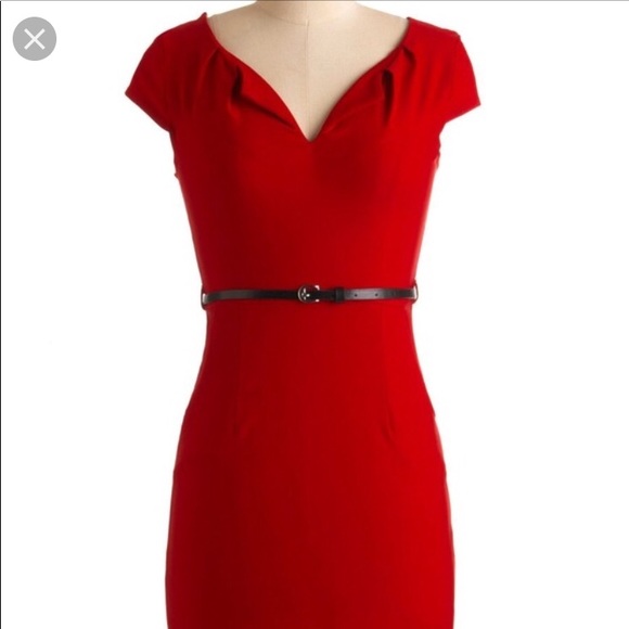 Lovely Day Dresses & Skirts - ModCloth Red Dress